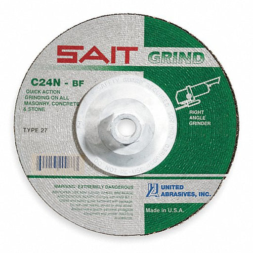 United Abrasives - Sait 20087 7" x 1/4" Masonry Grinding Wheel - Image 1