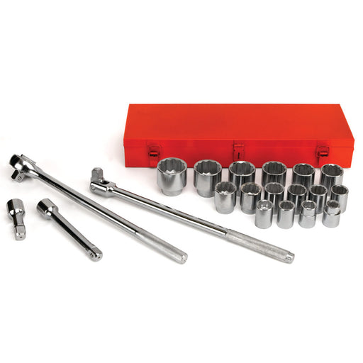 Performance Tool W1180 21 Piece. SAE 3/4" Drive Socket Set - Image 1