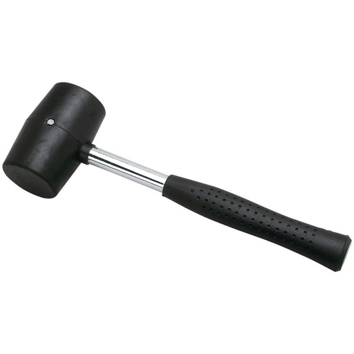 Performance Tool W1153 16 oz Rubber Mallet Steel Handle - Image 1