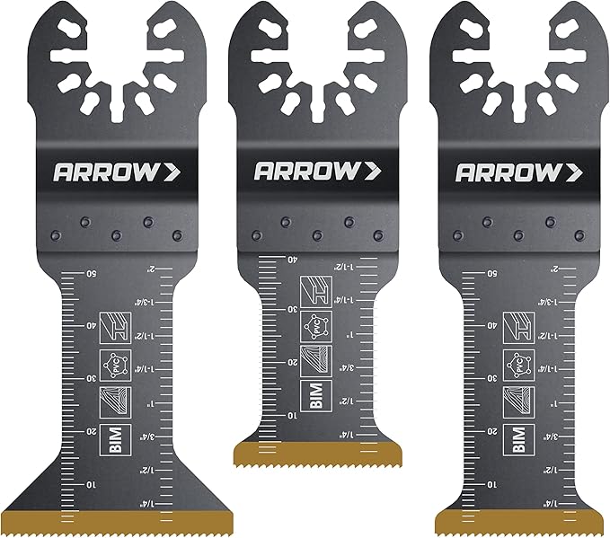 Arrow OSC201VP-3 Titanium Metal / Wood Variety Blade 3-Pack - Image 1