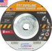 United Abrasives - Sait 22052 7" x 1/8" General Purpose Pipeline Wheel - Image 1