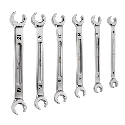 Milwaukee 48-22-9515 6 Piece Double End Flare Nut Wrench Set - Metric - Image 2