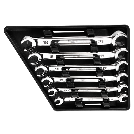 Milwaukee 48-22-9515 6 Piece Double End Flare Nut Wrench Set - Metric - Image 1