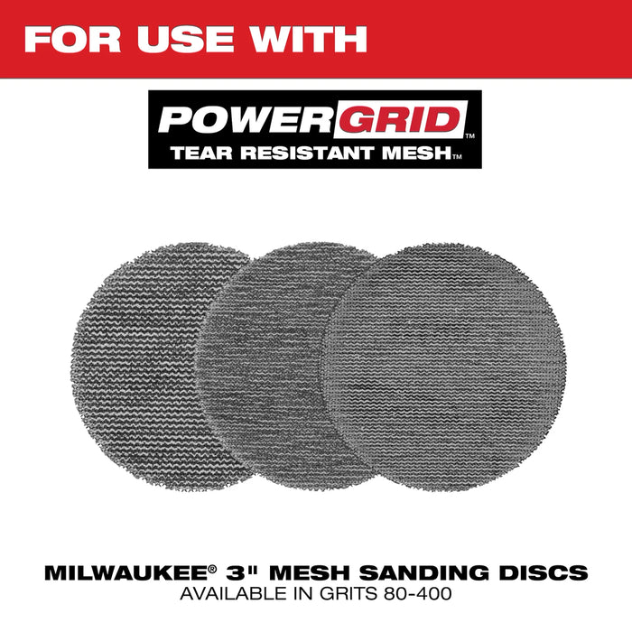 Milwaukee 2535-20 M12 FUEL 3" Random Orbital Detail Sander (Tool Only) - Image 4