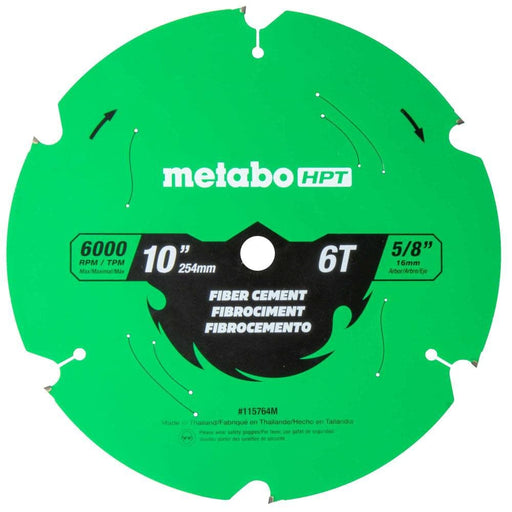 Metabo HPT 115764M 10" Fiber Cement Saw Blade - Image 1