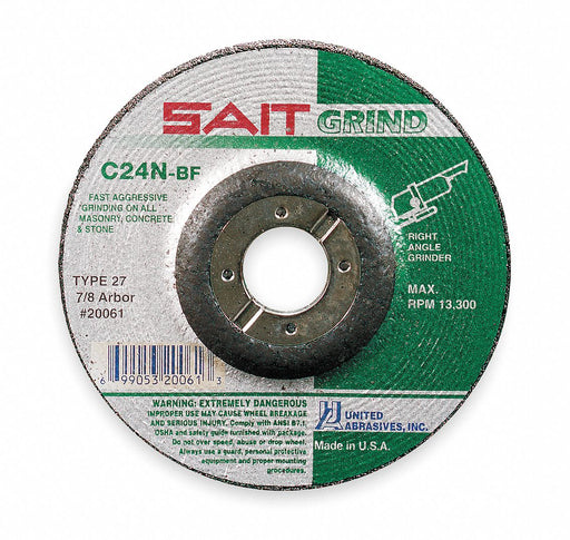 White Cap  United Abrasives Sait 4 5/8-11 Regular Twist Wire Wheel