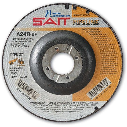 White Cap  United Abrasives Sait 4 5/8-11 Regular Twist Wire Wheel