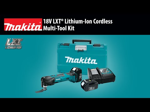  Makita XMT03Z 18V LXT - Multiherramienta inalámbrica de iones  de litio de 18 V, solo herramienta y batería BL1850B-2 de iones de litio de  18 V LXT de 5.0 Ah, paquete