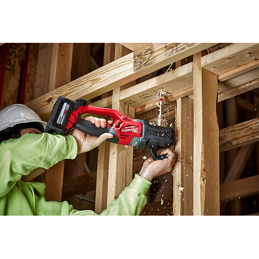 Milwaukee M18 FUEL 18 Volt Lithium-Ion Brushless Cordless Hole Hawg 1/2 in.  Right Angle Drill - Tool Only
