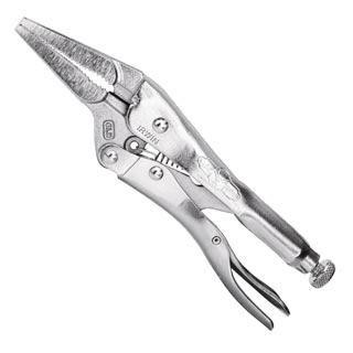Locking Pliers, Long Nose, Stainless Steel